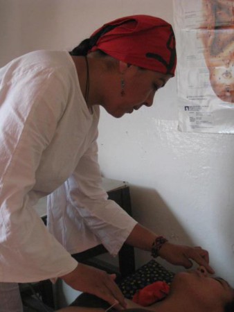 Angélica Pacheco. Acupuntura