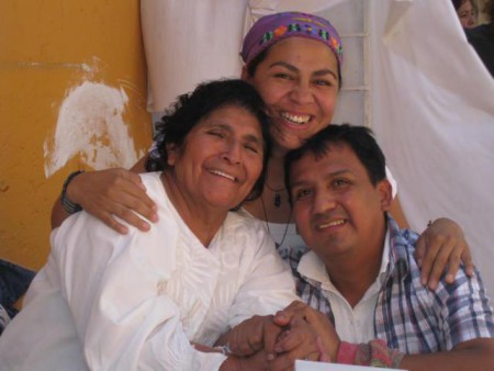 Aurora Franco, Angélica Pacheco y Nicolás Martínez