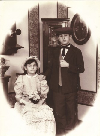 Sonia y su hermano Marco
